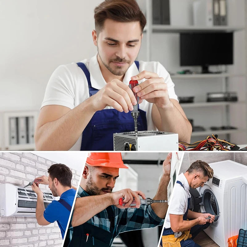 11-in-1 Telescopic Ratchet Screwdriver Set