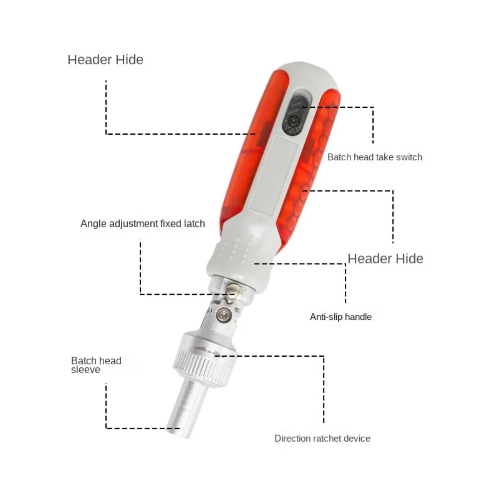 All in One Multi-Angle Ratchet Screwdriver
