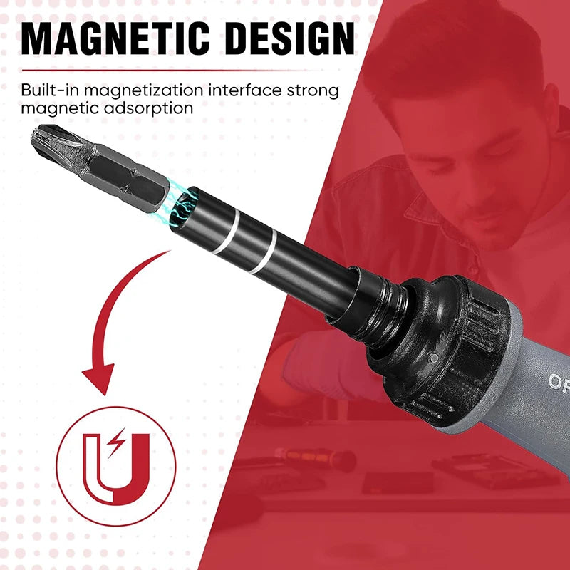 11-in-1 Telescopic Ratchet Screwdriver Set