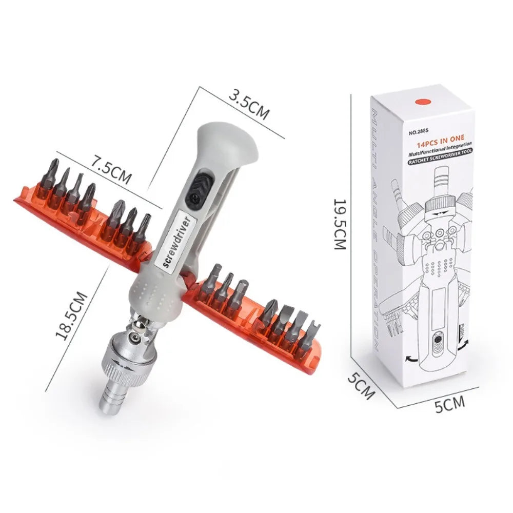 All in One Multi-Angle Ratchet Screwdriver