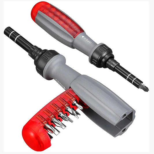 11-in-1 Telescopic Ratchet Screwdriver Set